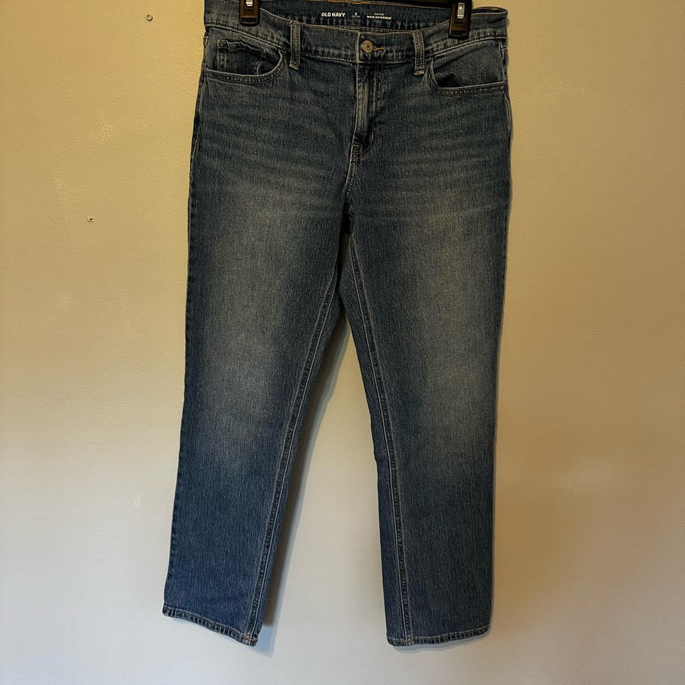 Old Navy Blue Straight Leg Jeans